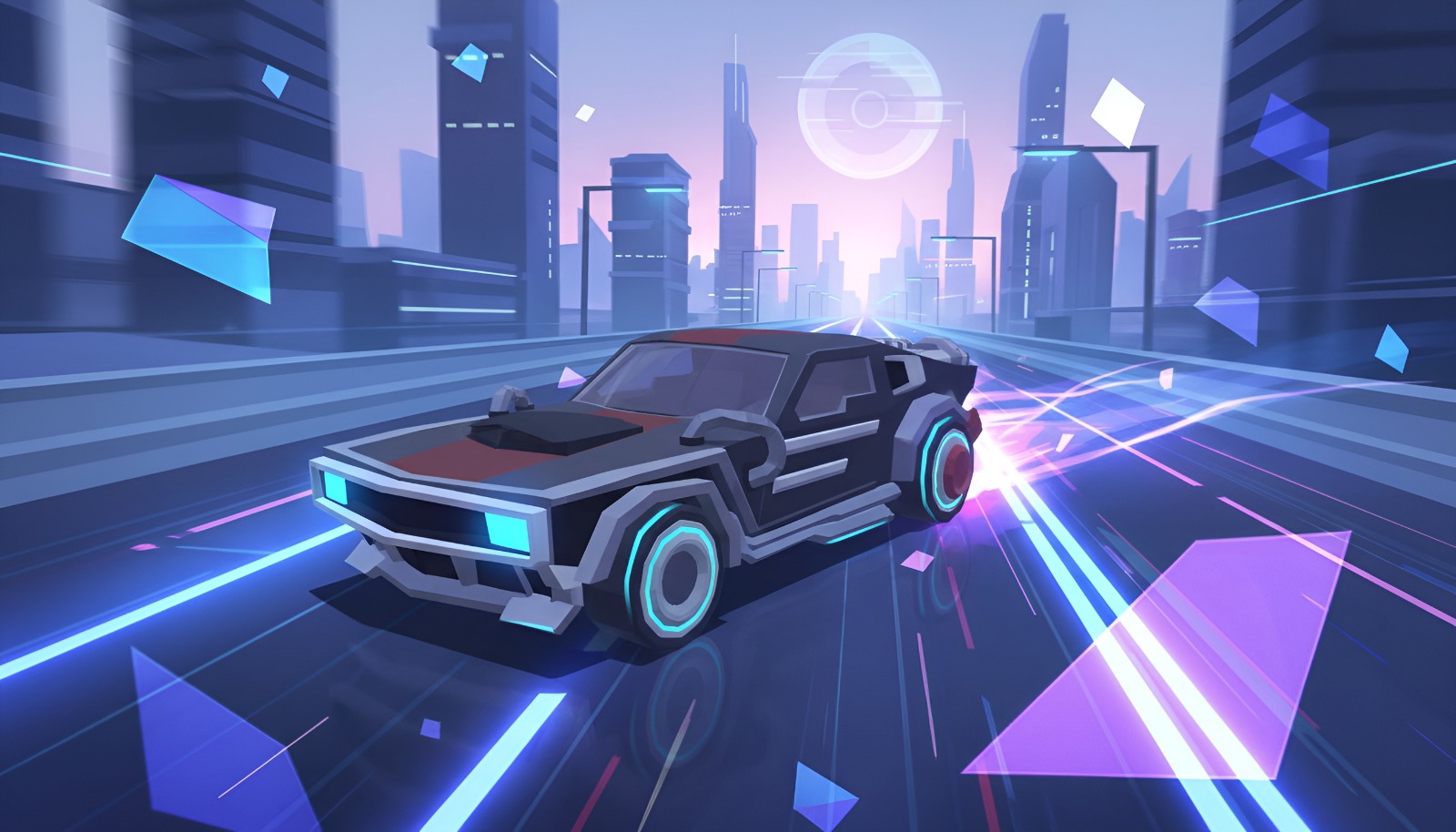 Cyber Rifty Car Racing Screenshot 3